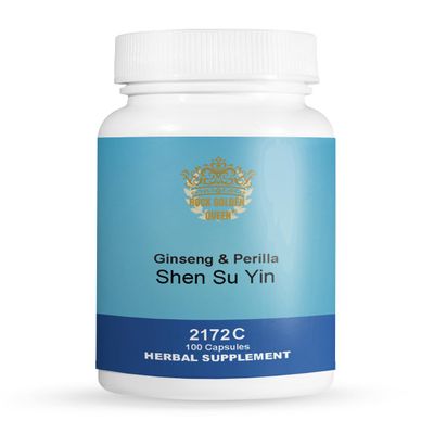 Rock Golden Queen Shen Su Yin/Ginseng & Perilla Decoction, 100 Capsules/Bottle (2 Bottles)