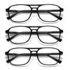 Dccdllo Aviator Reading Glasses for Women Men, Blue Light Blocking Computer Readers, Pilot Style Trendy Eyewear Black+Black+Black0.0 view 1