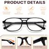 Dccdllo Aviator Reading Glasses for Women Men, Blue Light Blocking Computer Readers, Pilot Style Trendy Eyewear Black+Black+Black0.0 view 4