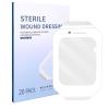Transparent Film Dressing 4" x 5" Waterproof Wound Bandage Adhesive Patch for Post Surgical Shower IV Shield 20 Packs view 1