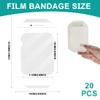 Transparent Film Dressing 4" x 5" Waterproof Wound Bandage Adhesive Patch for Post Surgical Shower IV Shield 20 Packs view 2