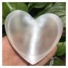 DIOBFZFY 1pc 120-150g Bowl White Gypsum Heart Moon Minerals Stone Seven Decor Crafts Ornaments Gem view 2
