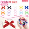 100 PCS Mini Satin Ribbon Bows for Crafts, 1.57" Tiny Bows for Cheer Pins Gift Wrapping Christmas Ornament Hair Clips Scrapbook Wedding Baby Shower Party Treats(Multicolor) view 3