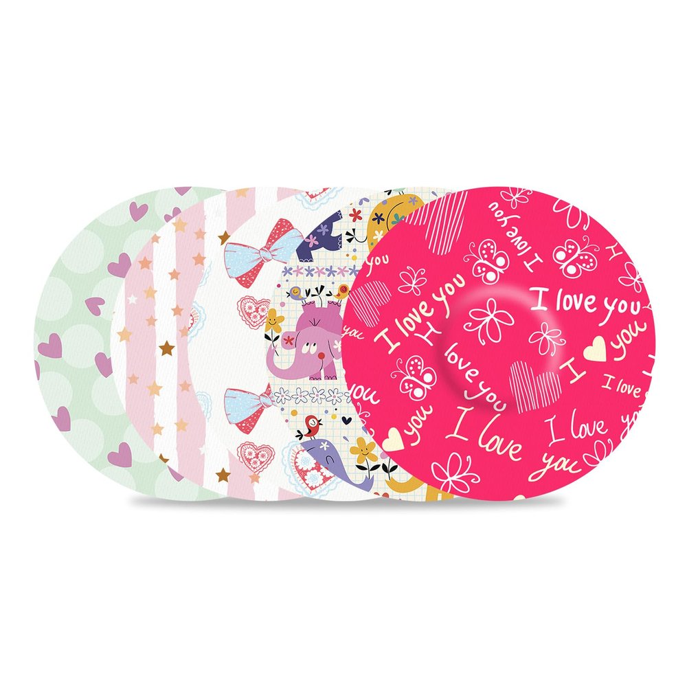 10 Pack Libre 3 Plus Sensor Covers Waterproof & Sweatproof Patches for Libre 3 Sensor & Plus,Hypoallergenic & Latex Free,Breathable & Flexible Adorable Stickers for Long Stay Protection