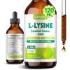 LAMGINY L-lysine 1000mg Supplement, Liposomal Lysine Liquid Drops for Adults, Essential Amino Acid - Immune Support, Skin & Lip Health, Collagen Synthesis, Vegan, Non-GMO & Gluten-Free, 4 fl oz view 1
