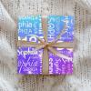 InterestPrint Personalized Name Gift Wrap Paper Gradient White Pattern Custom Wrapping Paper Roll Fashion Birthday-Gift for Boys Girls Kids Baby Shower Birthday Anniversary view 4