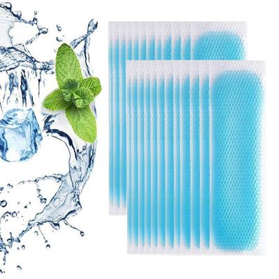 24 Sheets Cooling Patches for Heat Discomfort, Instant Cooling for Relief, Soothe Headache Pain (24Sheets/12Packs)