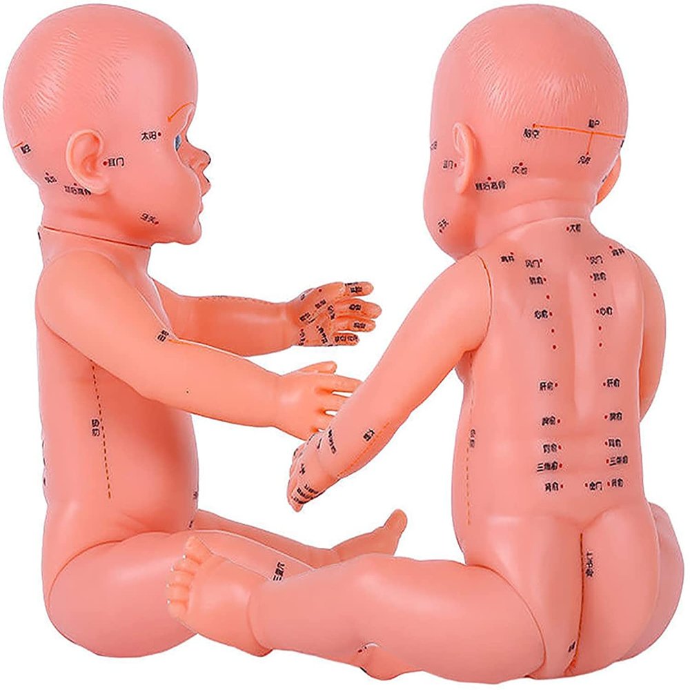 Children's Massage Acupuncture Point Model Human Acupuncture Baby Model,50Cm Paediatric Massage Model Chinese Medicine U