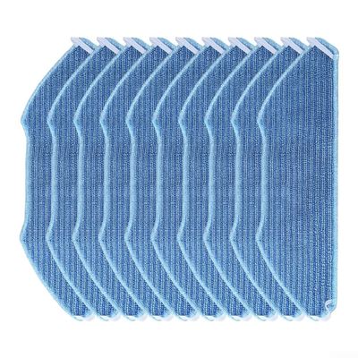 Vacuum Microfiber Mop Cloth Replacement Kit For Lefant M1/M2/M2 Pro/M2S/M2S Pro/M2 Plus/U180 And For OKP K8 Robot Vacuums, Washable Reusable For Homes With Pets And Children(10 PACK)