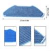Vacuum Microfiber Mop Cloth Replacement Kit For Lefant M1/M2/M2 Pro/M2S/M2S Pro/M2 Plus/U180 And For OKP K8 Robot Vacuums, Washable Reusable For Homes With Pets And Children(10 PACK) view 2