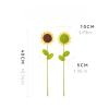 1PC Finished Knitted Flowers Tulip Carnation Sunflower Simulated Bouquet Mother's Day Valentine's Day Teacher's Day Gift(A-red) view 3
