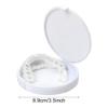 1 pair Dentures Veneers Tooth, Adjustable Snap Fake Teeth, Temporary Teeth Covering Imperfect for Anti Molar Orthodontic Cosmetic Teeth, Smile Snap Tooth, Nature and Comfortable Veneers(White) view 2