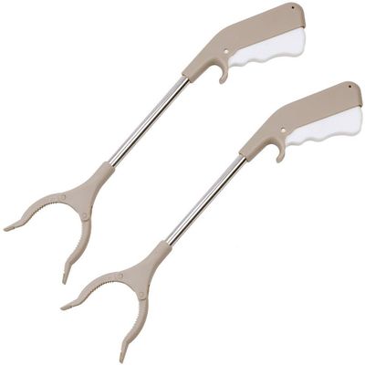15.7in Small Litter Picker Grabber Stick for Elderly,Lightweight Mobility Grip Hand Stainless Steel Pick Up Tool Small Grabber Reacher Tool (2)