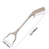 15.7in Small Litter Picker Grabber Stick for Elderly,Lightweight Mobility Grip Hand Stainless Steel Pick Up Tool Small Grabber Reacher Tool (2) view 2