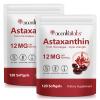 ZUZOKKAHA Astaxanthin Supplements 12mg - 120 Softgels | Premium Natural Antioxidant from Microalgae | Eye, Skin, Brain, Joint, Heart & Immune Health Support | Non-GMO, Gluten-Free view 1