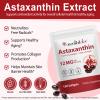 ZUZOKKAHA Astaxanthin Supplements 12mg - 120 Softgels | Premium Natural Antioxidant from Microalgae | Eye, Skin, Brain, Joint, Heart & Immune Health Support | Non-GMO, Gluten-Free view 2