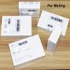 Vegcorn 50 White Paper Packaging Box Gift Boxes with Lids for Storage, Mailing and Small Business (6.7x3x2 inches) view 4