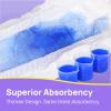 SUNKISS Ultra Thin Incontinence Underwear for Women, High Absorbency & Super Soft Postpartum Diapers, Disposable Adult Pull Ups, Unscented, Small/Medium, 80 Count view 4