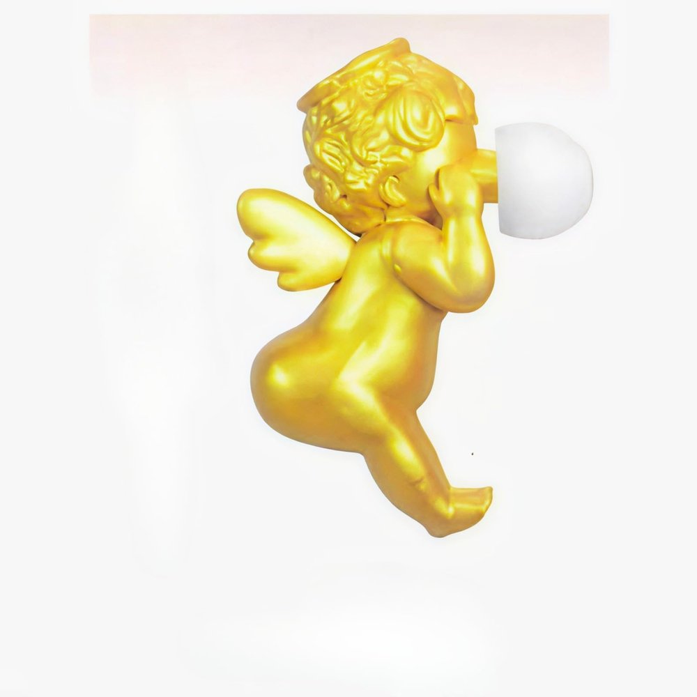 All 6 Types Cute Wings Angels and Demons Whisper Noise-Blocking Earplugs for Sleep Reusable Ear Plugs for Travel Noise Sensitivity (Golden Angel)