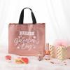 Hahafelt 12 Pcs Rose Gold Galentines Day Gift Bag Bulk with Handle Valentine Reusable Non-woven Gift Bags for Happy Galentine's Day Party Favors Handbag for Women Wife Sister Friends, 11 x 5 x 13 Inch view 3