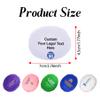 50 Pcs Custom Logo Stress Relief Ball Bulk PU Foam Hand Therapy Tool for Office Use, Corporate Promotional Item for Trade Shows, Medical Events & Branding, 2.76in(50) view 2