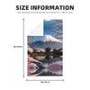Mt. Fuji in Early Spring Waffle Kitchen Towel, Ultra Soft Absorbent Reusable Cleaning Tea Towels 16x 26, view 2