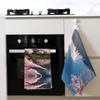 Mt. Fuji in Early Spring Waffle Kitchen Towel, Ultra Soft Absorbent Reusable Cleaning Tea Towels 16x 26, view 4