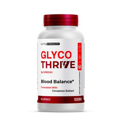(1 Pack) Glyco Thrive Capsules - Advanced GlycoThrive Blood Support Supplement for Healthy Circulation, Official Glycogen Support Pills with Premium Ingredients for Overall Wellness (60 Capsules)