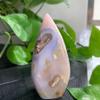 121g Natural Pink Amethyst Freeform Point | Unique Spiritual Healing Crystal Decor | Freeform Sculpture for Home Office Shelf view 2