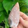121g Natural Pink Amethyst Freeform Point | Unique Spiritual Healing Crystal Decor | Freeform Sculpture for Home Office Shelf view 3