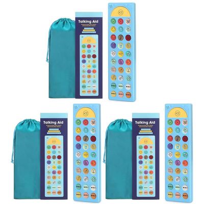 Dodorado AAC Device for Autism & Stroke Recovery, Portable Communication Aid with 30 Buttons, Speech Therapy Toy for Enhanced Communication Skills, 3 Sets Included