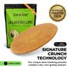 Craize Jalapeo Lime Crisps 4oz (4 Pack) | Toasted Corn Crackers with a Perfectly Mild Kick | Gluten Free, Vegan, Kosher view 4