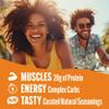 Lenny & Larry's FITZELS Protein Pretzels [Beastly Buffalo] 8 x 3oz Bags of High Protein Snacks with 20g Plant Based Protein Vegan Snack Incredibly Tasty with Salty Crunch view 3