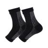 1Pair Socks Neuropathy Compression Sleeve Ankle Swelling Plantar Fasciitis Soothesocks Brace Women Men(1Pair Blackwhite,L/XL) view 1