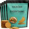 Craize Everything Crisps | Gluten Free, Vegan, Kosher, Toasted Corn Crackers | 4 pack, 4 oz each view 1