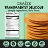Craize Everything Crisps | Gluten Free, Vegan, Kosher, Toasted Corn Crackers | 4 pack, 4 oz each view 2