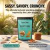 Craize Everything Crisps | Gluten Free, Vegan, Kosher, Toasted Corn Crackers | 4 pack, 4 oz each view 3