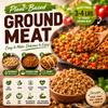 New To Town Textured Vegetable Protein (TVP) Unflavored 1LB Bag Natural Plant-Based Vegan Protein Chunks Non-GMO, Gluten-Free, Cholesterol-Free Meat Substitute view 2