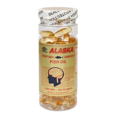 Nu-Health Omega 3 Fish Oil 1000mg Softgels Fish Oil Omega 3 Supplements Wild-Caught, Purified & Sustainably Sourced Rich in EPA & DHA Supports Heart, Brain, Joint & Eye Health 100 Count