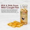 Nu-Health Omega 3 Fish Oil 1000mg Softgels Fish Oil Omega 3 Supplements Wild-Caught, Purified & Sustainably Sourced Rich in EPA & DHA Supports Heart, Brain, Joint & Eye Health 100 Count view 3
