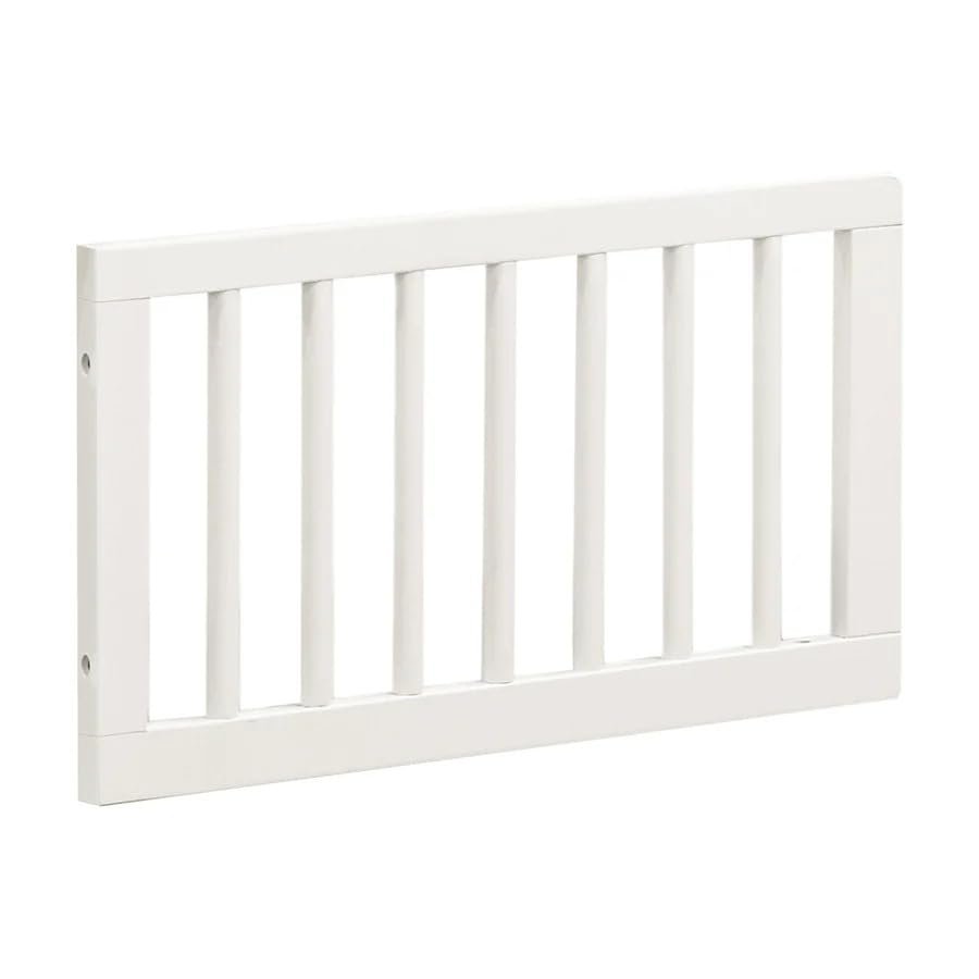 Toddler Bed Safety Guard Rail for Namesake, Formerly Million Dollar Baby Convertible Cribs - Solid Wood Bed Rail for Convertible Crib to Toddler Bed Conversion - Brimsley Crib, Warm White