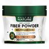 Built by Nature Psyllium Husk Fiber Powder Daily Fiber Supplement for Women & Men High Soluble & Insoluble Natural Fiber Drink & Powder for Digestive Health Unflavored, 30 Servings view 1