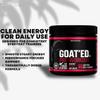 GOAT'ED Pre Workout Powder | Clean Daily Energy & Focus Formula with 250mg Caffeine & 1.5g Beta-Alanine | Thoughtfully Dosed, Sugar-Free, 30 Servings for Men & Women view 3