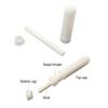 100 Pcs White Refillable Nasal Inhalers, Eco-Friendly PP Plastic Personal Aromatherapy Inhaler Sticks, Blank Essential Oil Inhaler Tubes for Travel, Office, Home, Gym - with Cotton Wicks view 3