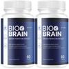(2 Pack) Bio Brain Capsules - Official BioBrain Supplement Pills Daily Support Brain & Memory Focus All Natural Advanced Premium Formula for Overall Health & Wellness, 120 Capsules for 2 Months view 1