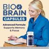 (2 Pack) Bio Brain Capsules - Official BioBrain Supplement Pills Daily Support Brain & Memory Focus All Natural Advanced Premium Formula for Overall Health & Wellness, 120 Capsules for 2 Months view 2