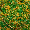 CandiJumpin Gold and Green Jimmy Sprinkles Edible Gold Green Sprinkles 3 OZ view 2