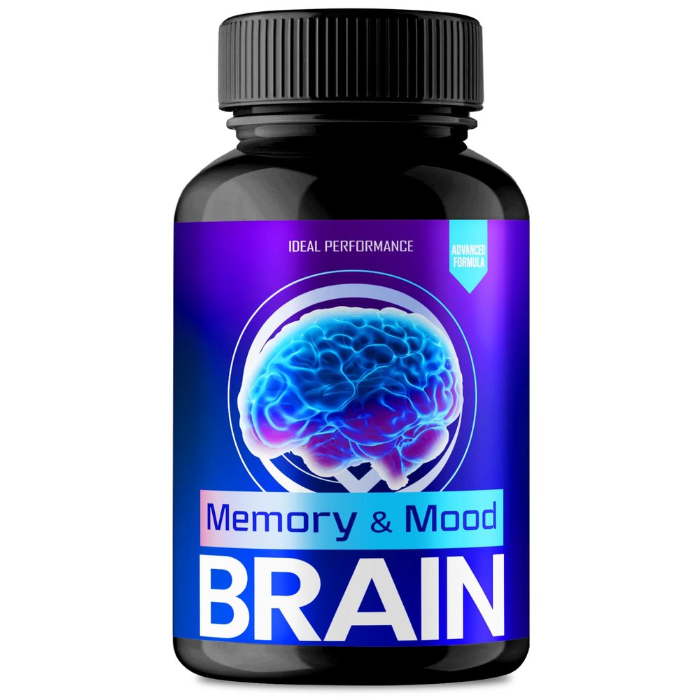Brain Memory and Mood Capsules, Memory and Mood Brain Supplements for Brain Health & Memory Support Pills - Maximum Strength, Advanced Nootropic Pills, Memory and Mood Support Reviews (60 Capsules)
