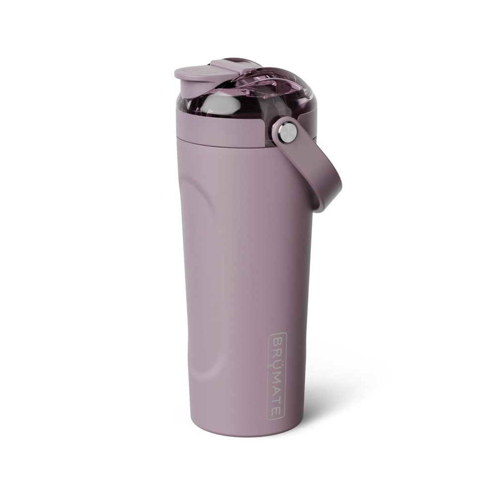 BrMate MultiShaker Blender Shaker Bottle | 100% Leakproof Insulated Stainless Steel | Pre Workout and Protein Shaker Bottle for the Gym | 25oz (Lilac Dusk)