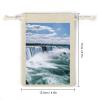 POTSCBVW 8-Pack Cotton Linen Drawstring Bags, Niagara Falls Gift Bags for Candy, Jewelry, Reusable Small Storage Bag for Home, Office, Travel & Daily Use view 2
